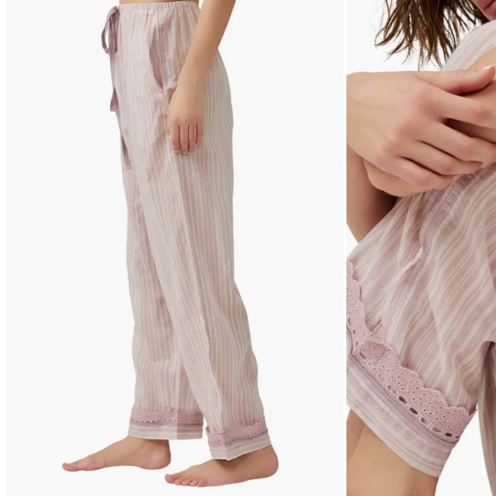 NWT Free People Lavender Color Sleep Mode Pajama Pants womens XL - Picture 2 of 5